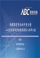 构建国有资本的中坚力量 大型国有投资控股集团深入改革之道